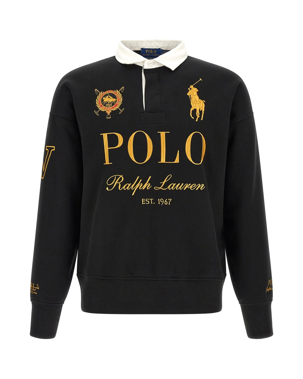 Polo Ralph Lauren Black Cotton Polo Shirt