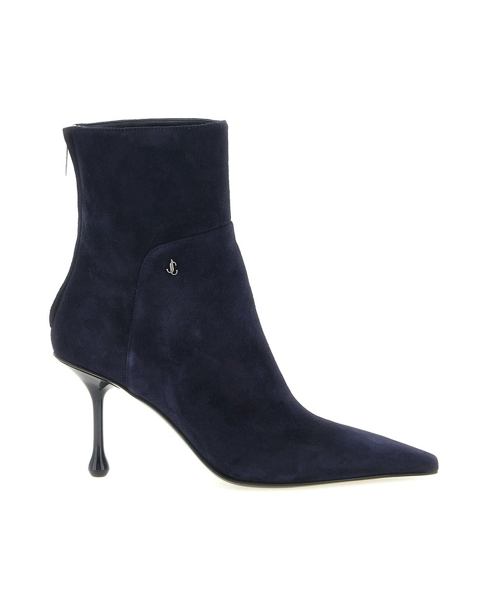 Jimmy Choo Blue Leather Ankle Boots