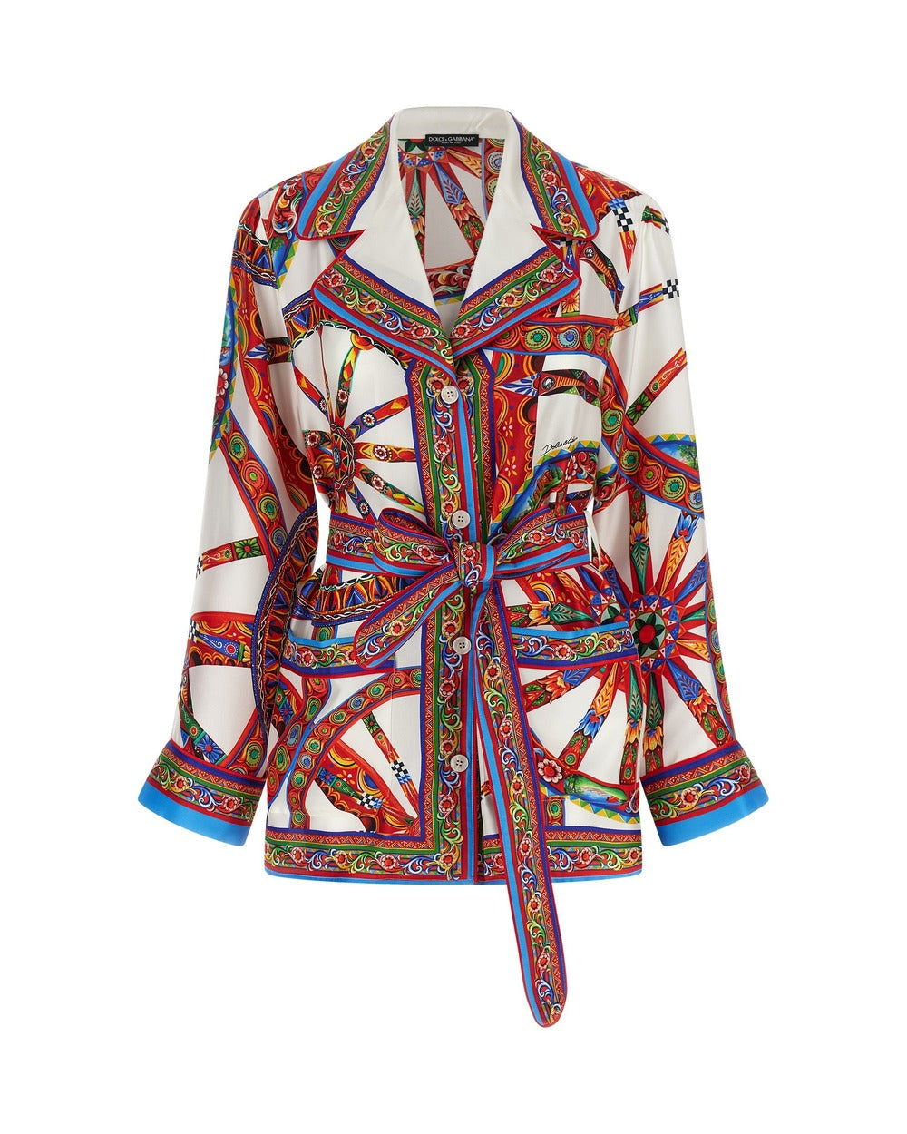 Dolce & Gabbana Multicolor Silk Blouse
