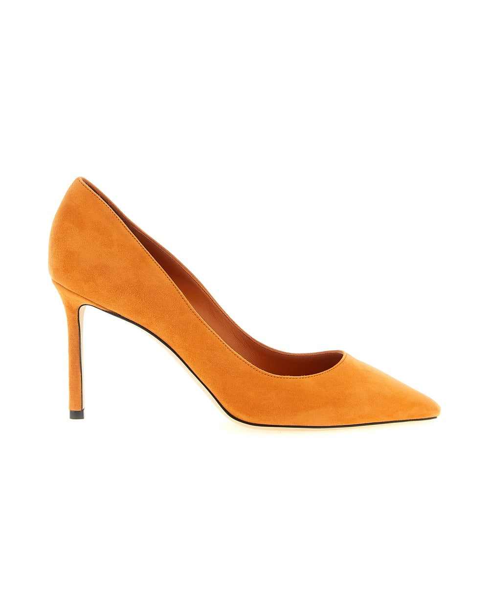 Jimmy Choo Orange Leather High Heel Pumps