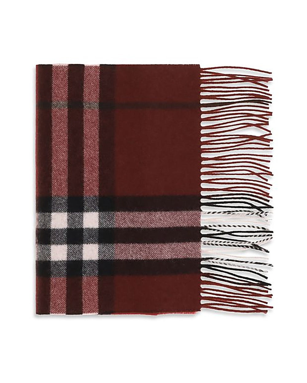 Burberry Bordeaux Cashmere Scarf