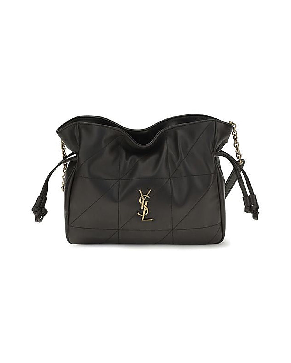 Saint Laurent Black Lamb Ovis Aries Clutch Bag