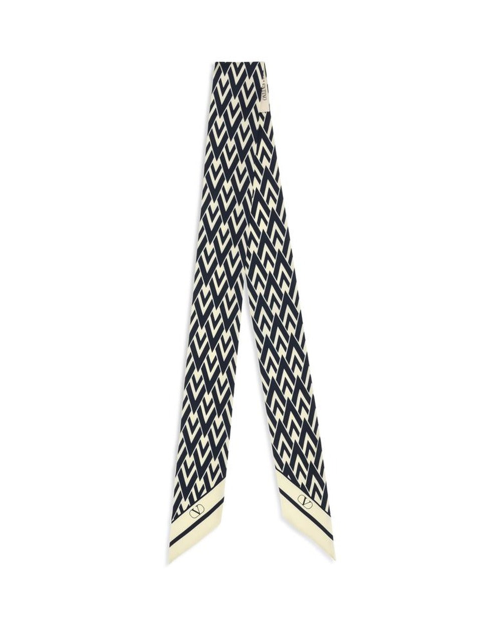 Valentino Garavani Blue Silk Scarf