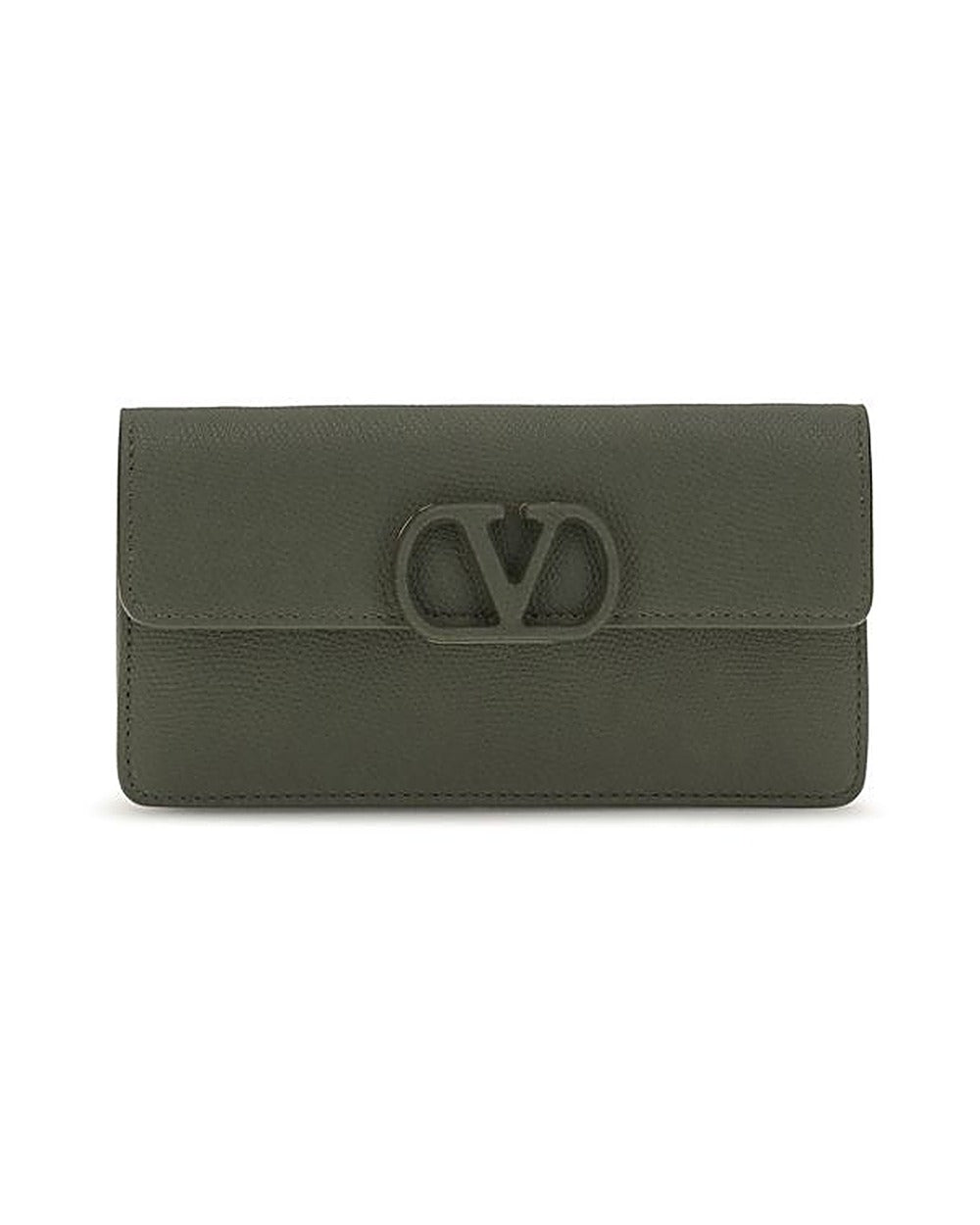 Valentino Garavani Bicolor Calf Leather Bos Taurus Wallet