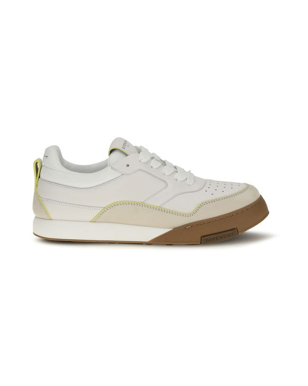 Givenchy White Calf Leather Bos Taurus Low Top Sneakers