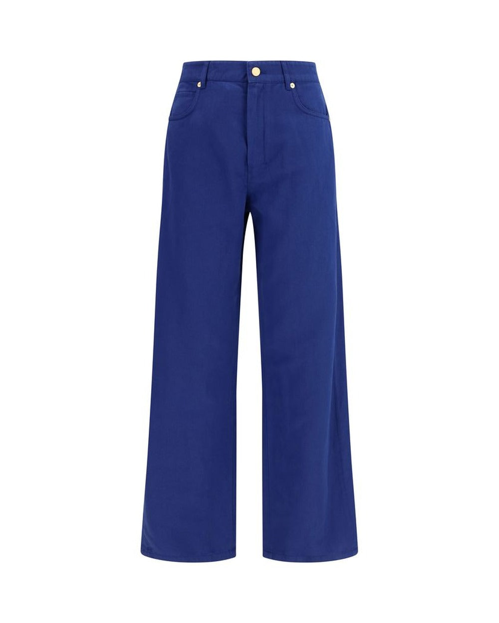 'S Max Mara Blue Cotton Casual Pants