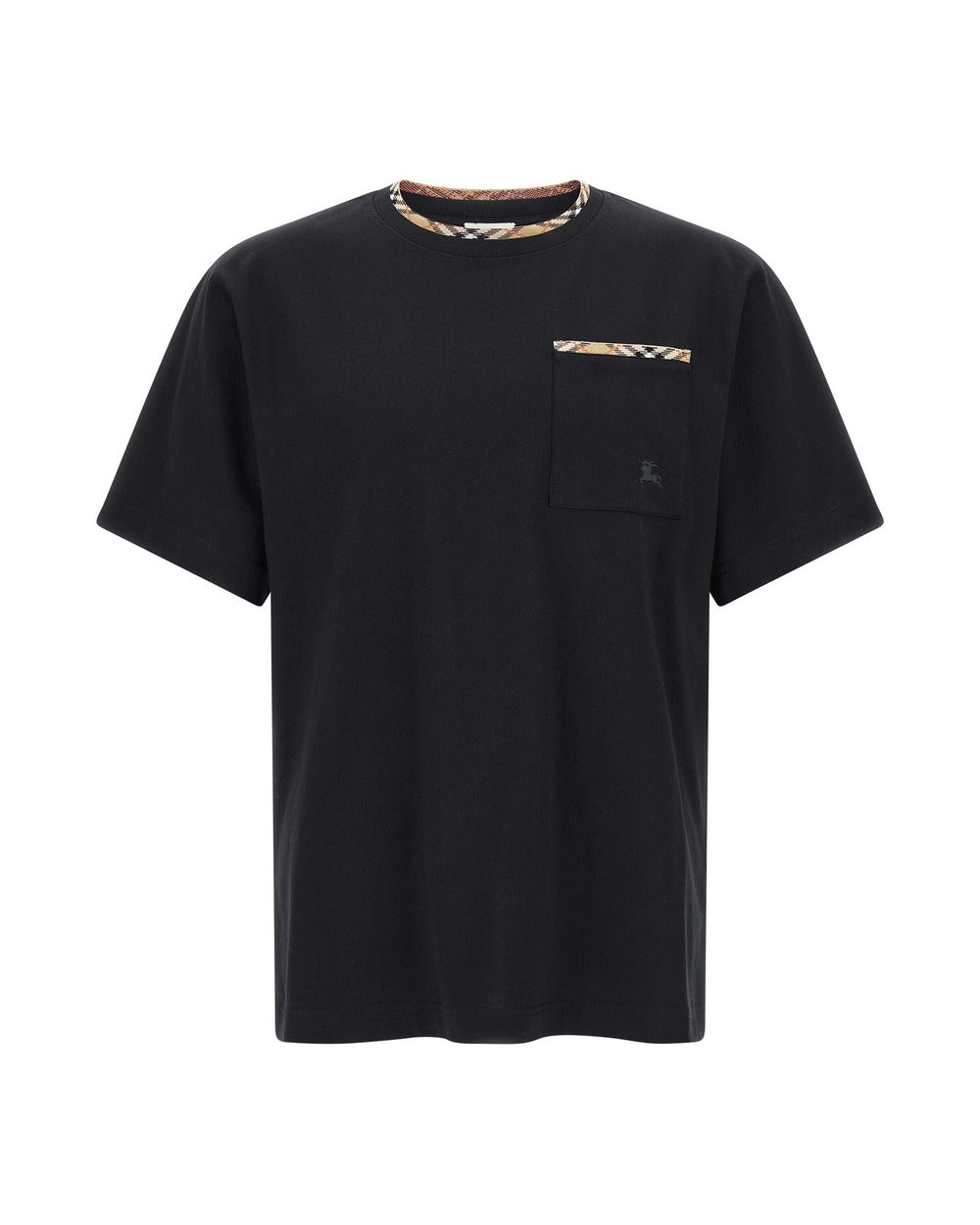 Burberry Black Cotton T-Shirt