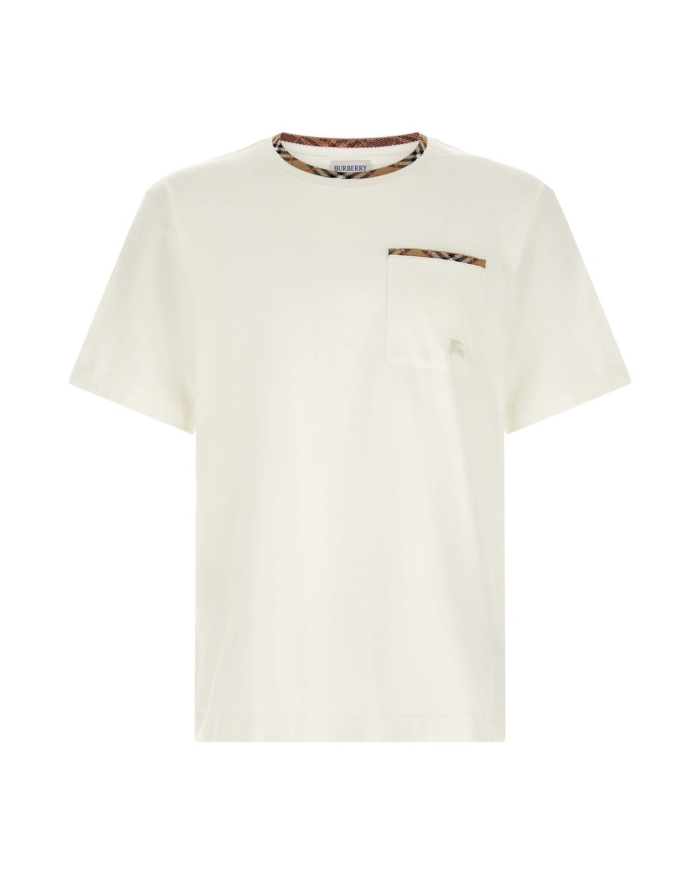 Burberry White Cotton T-Shirt