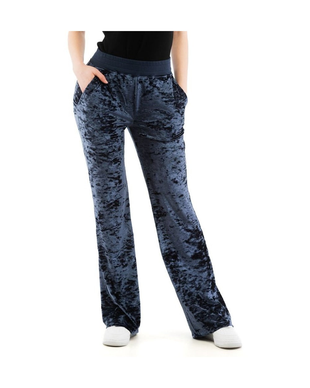Moschino Blue Polyester Casual Pants