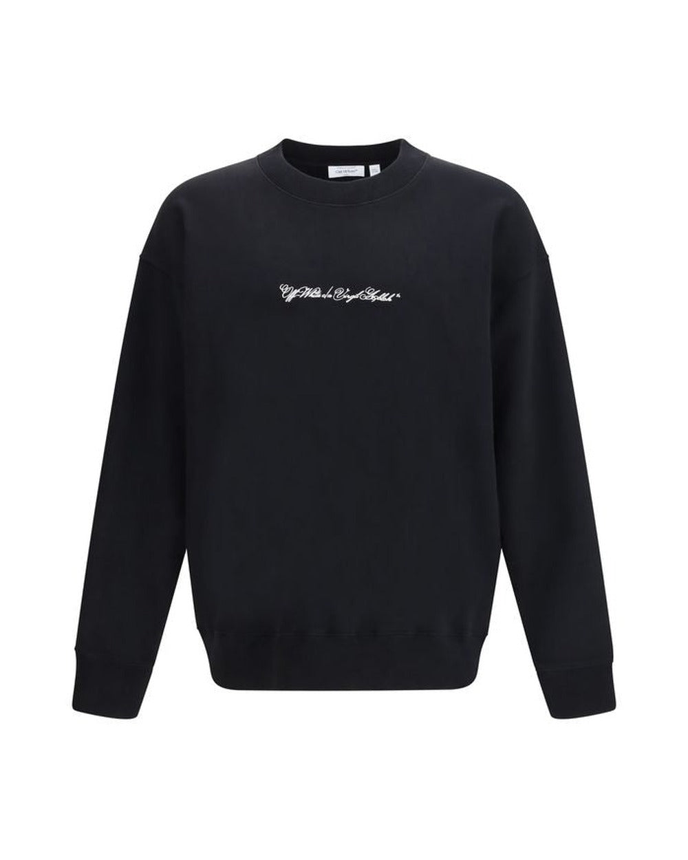 Off-White Black Cotton Sweatshirt