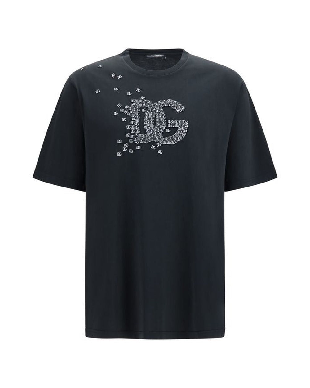 Dolce & Gabbana Black Cotton T-Shirt
