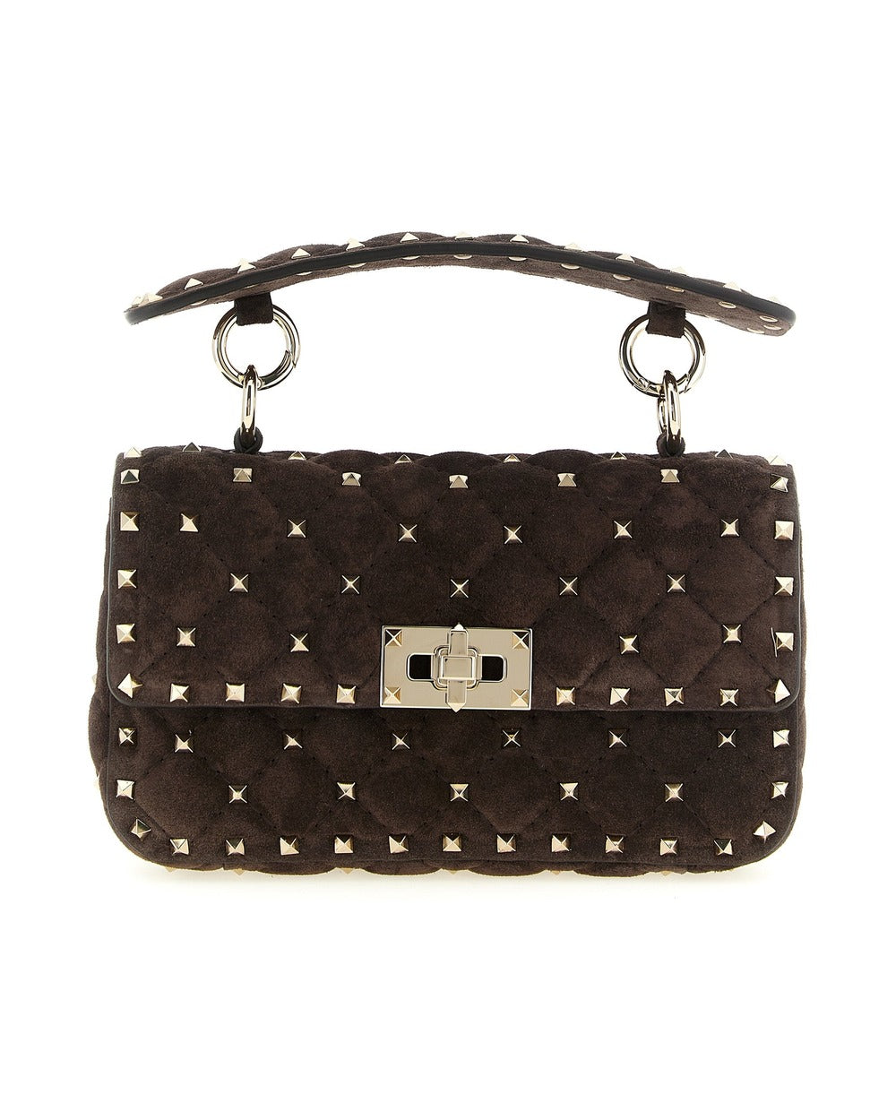 Valentino Garavani Brown Calfskin Shoulder Bag