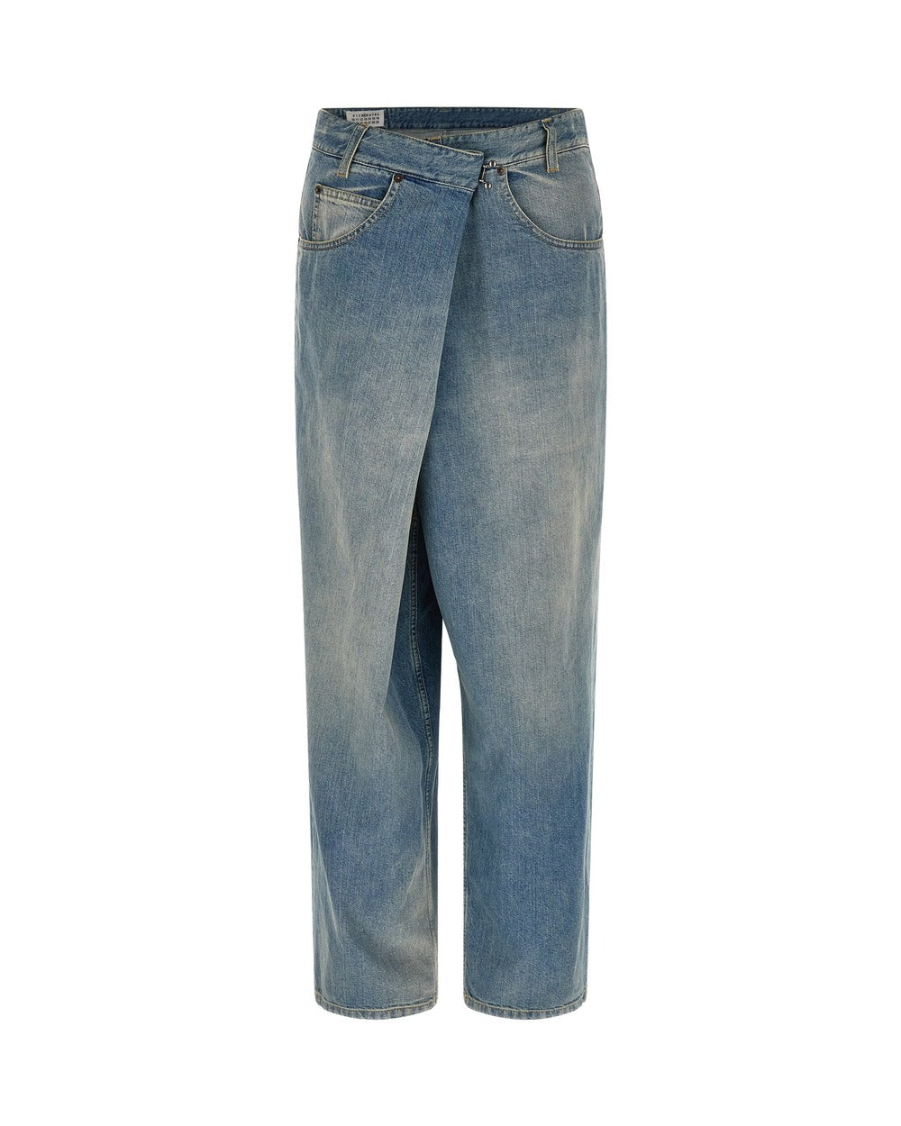 Maison Margiela Blue Cotton Straight-Leg Jeans