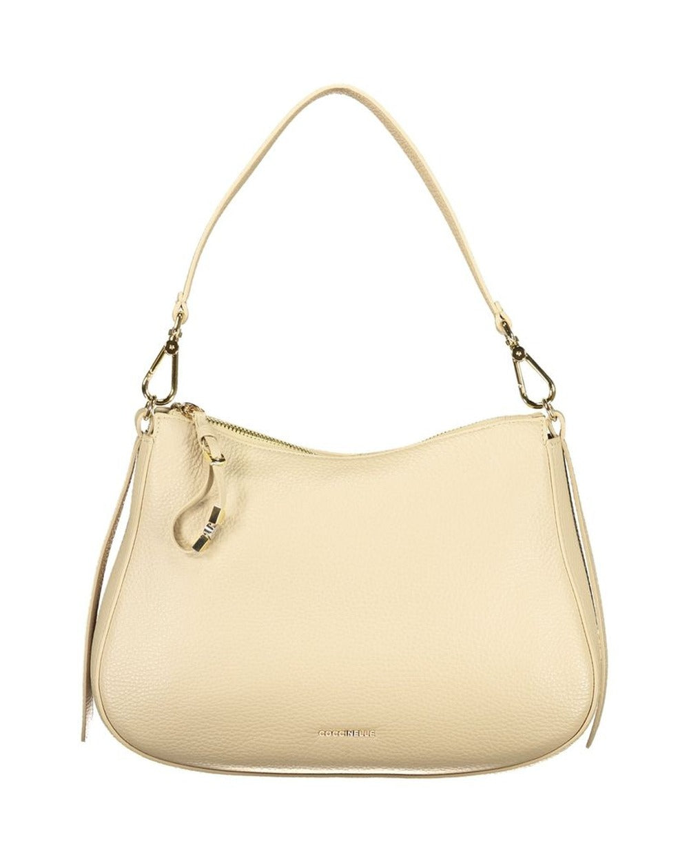 Coccinelle Beige Leather Women's Bag