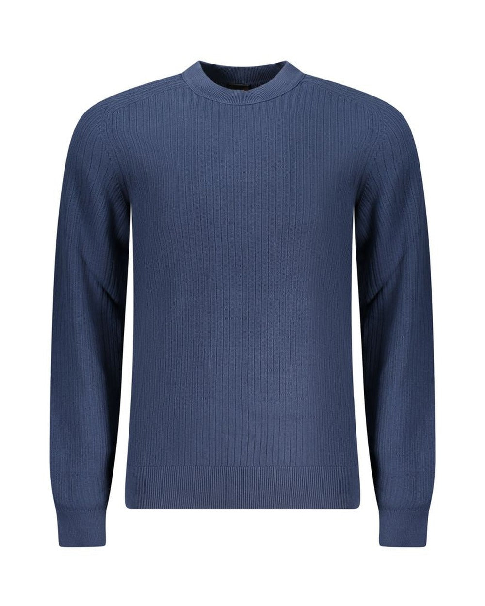Hugo Boss Blue Cotton Men's Sweater