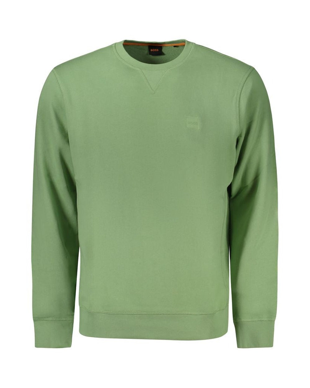 Hugo Boss Green Cotton Men's Sweatshirt