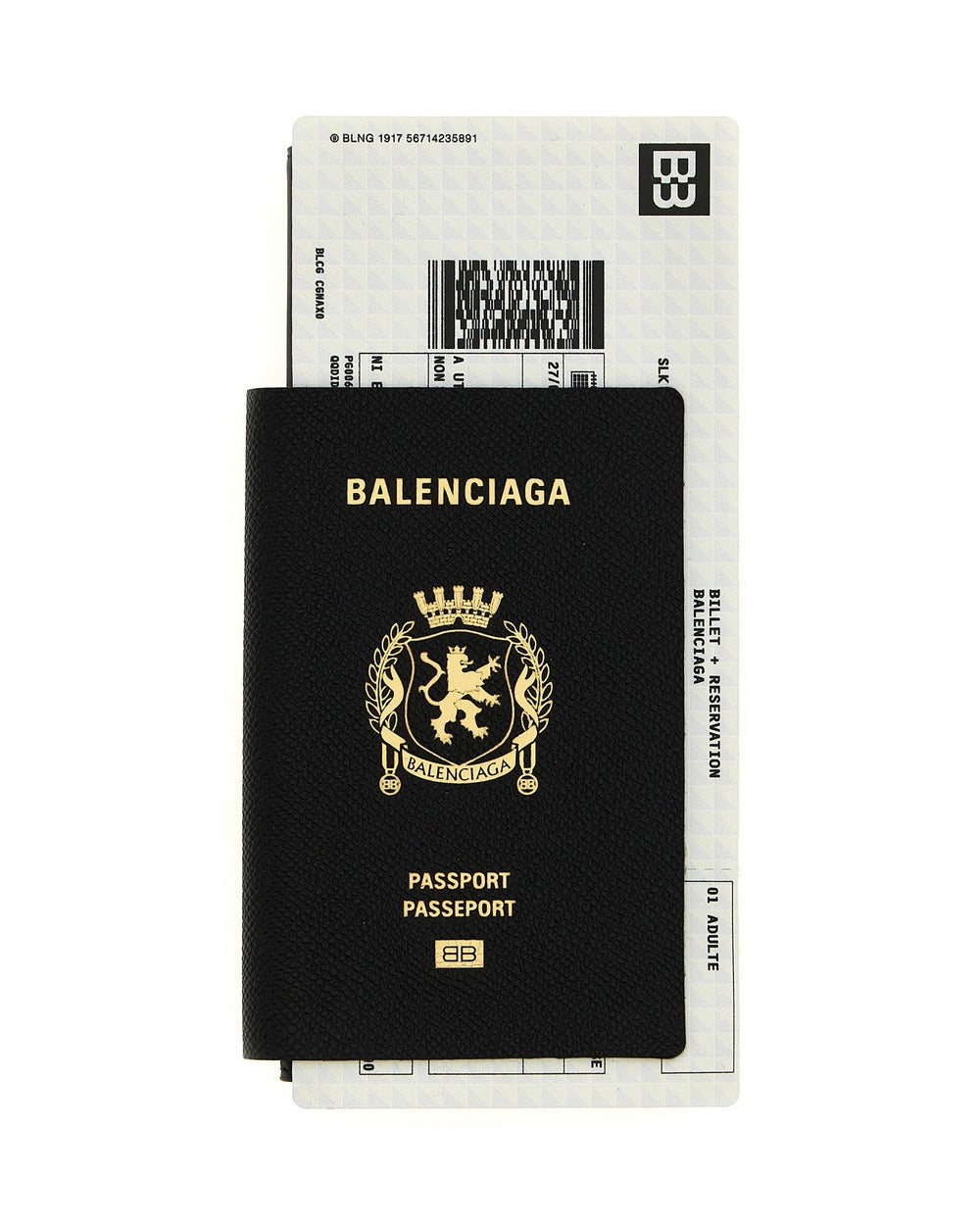 Balenciaga Black Leather Wallet