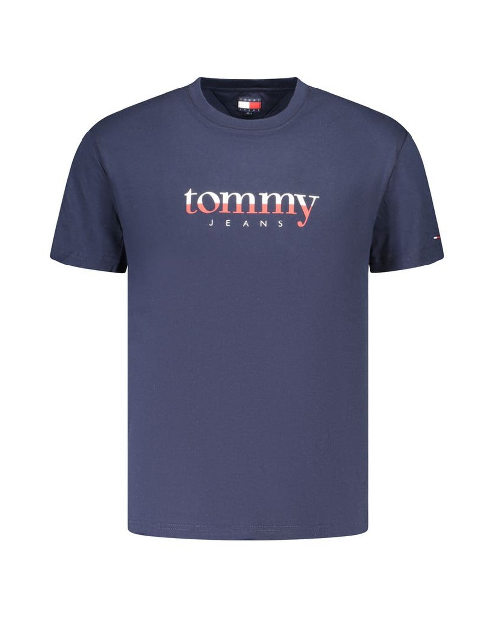 Tommy Hilfiger Blue Cotton Men's T-Shirt