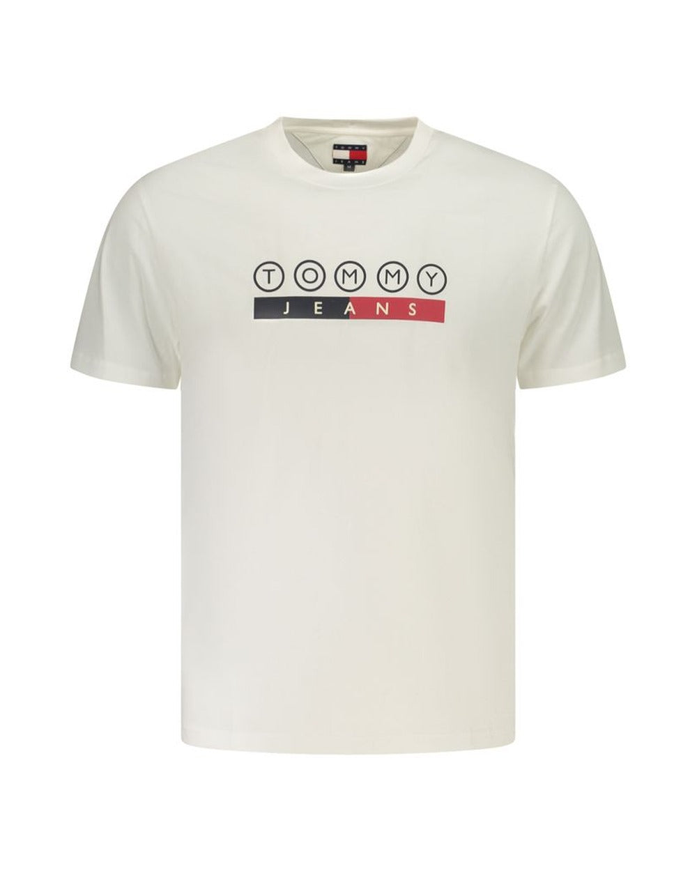 Tommy Hilfiger White Cotton Men's T-Shirt