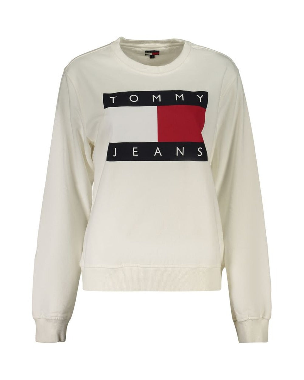 Tommy Hilfiger White Cotton Women's Sweatshirt