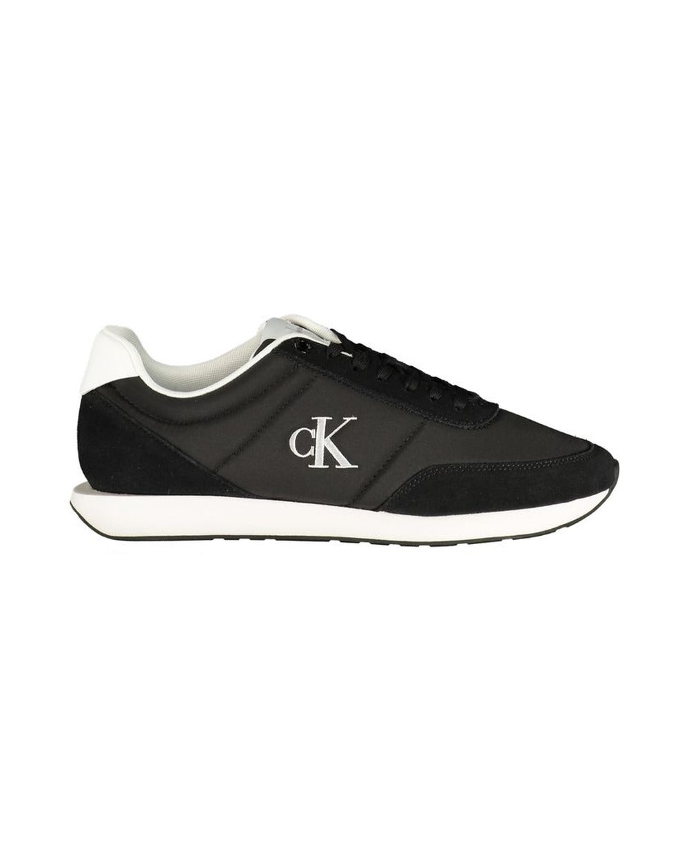 Calvin Klein Black Polyurethane Men's Sneaker