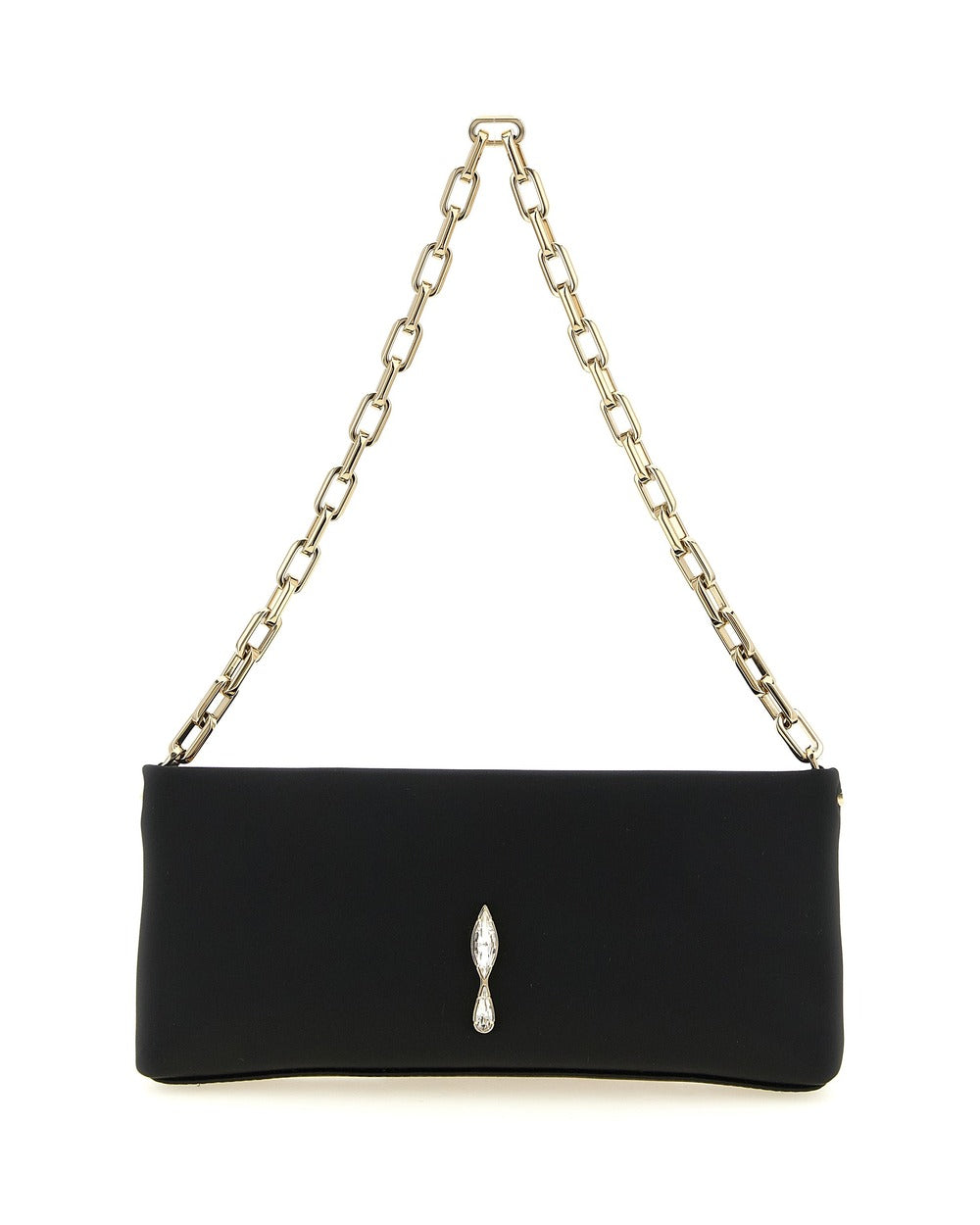 Christian Louboutin Black Elastane Clutch Bag
