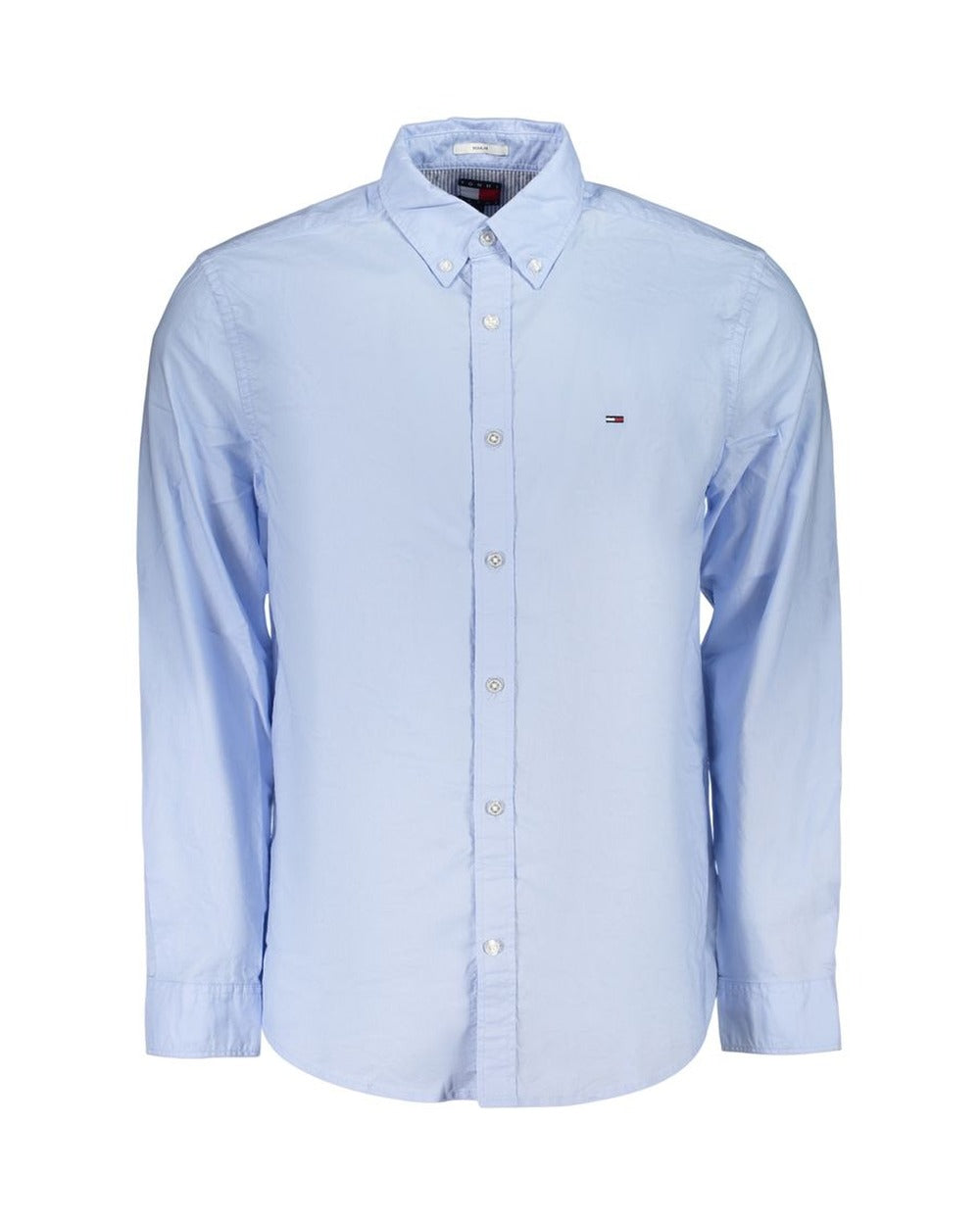 Tommy Hilfiger Azzurro Cotton Men's Shirt