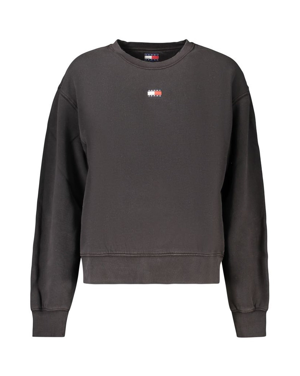 Tommy Hilfiger Black Cotton Women's Sweatshirt