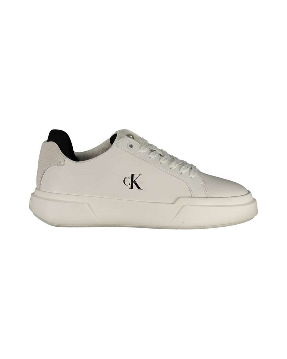 Calvin Klein White Polyester Athletic Sneakers
