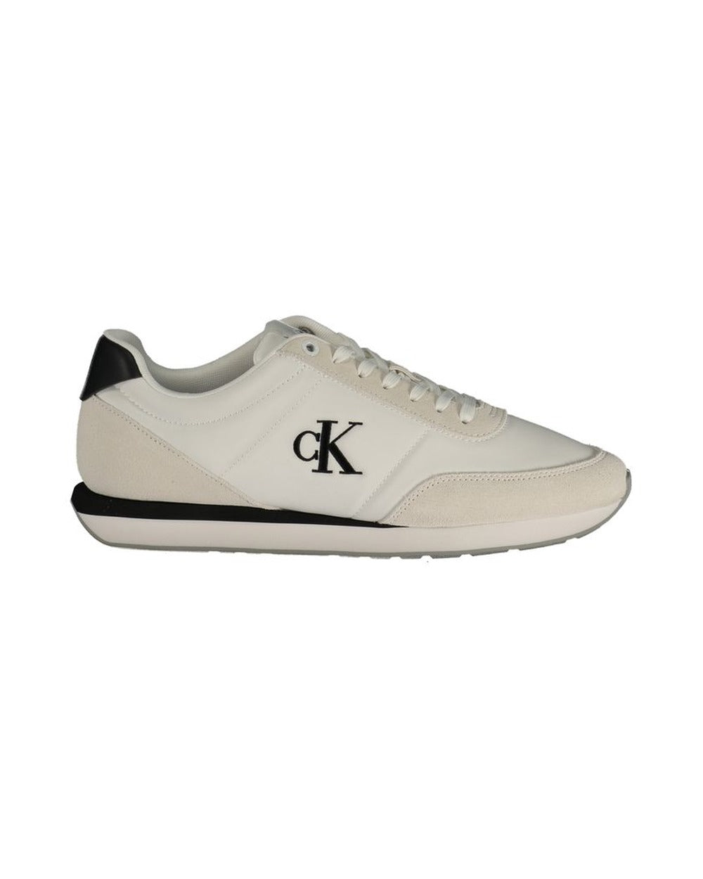 Calvin Klein White Polyurethane Men's Sneaker