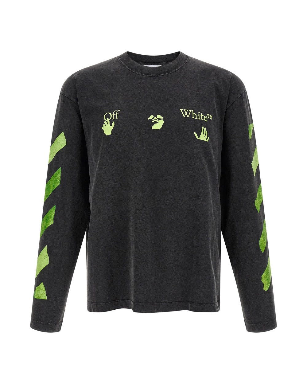 Off-White Black Cotton T-Shirt