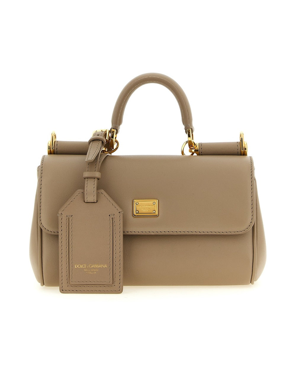 Dolce & Gabbana Beige Calfskin Crossbody Bag