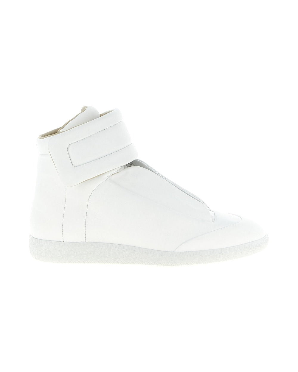 Maison Margiela White Calfskin High Top Sneakers