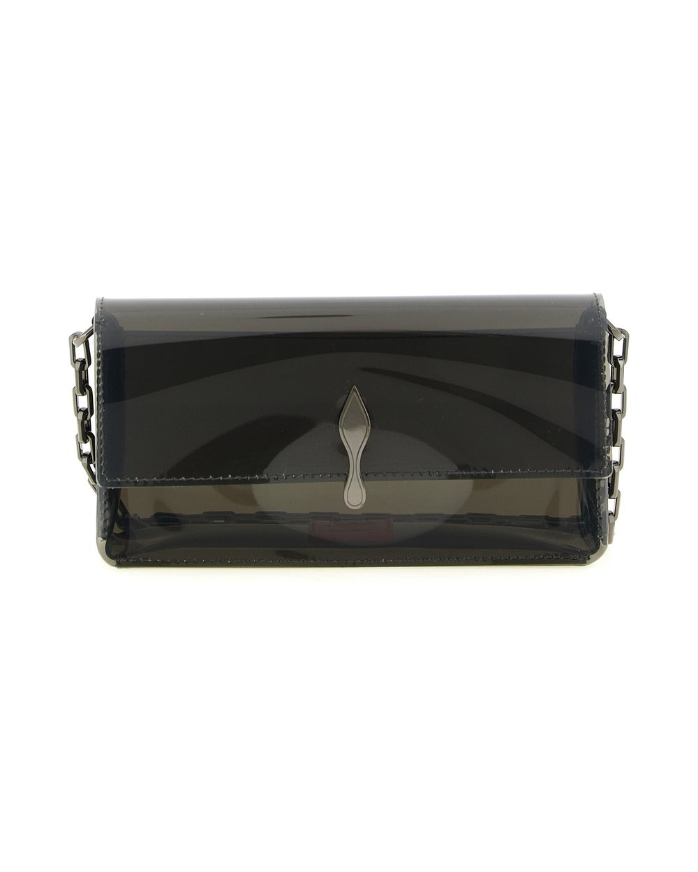 Christian Louboutin Black Pvc Clutch Bag