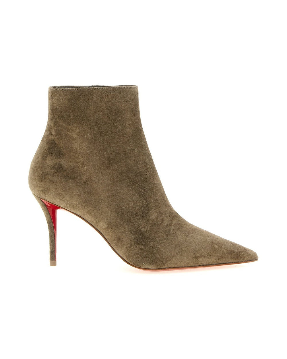 Christian Louboutin Beige Calfskin Ankle Boots