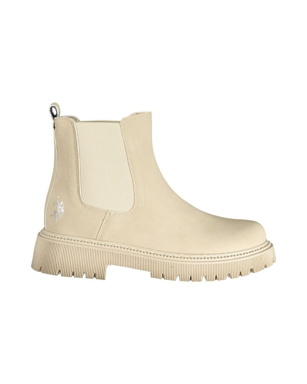 U.S. POLO ASSN. Beige Polyurethane Women's Booties
