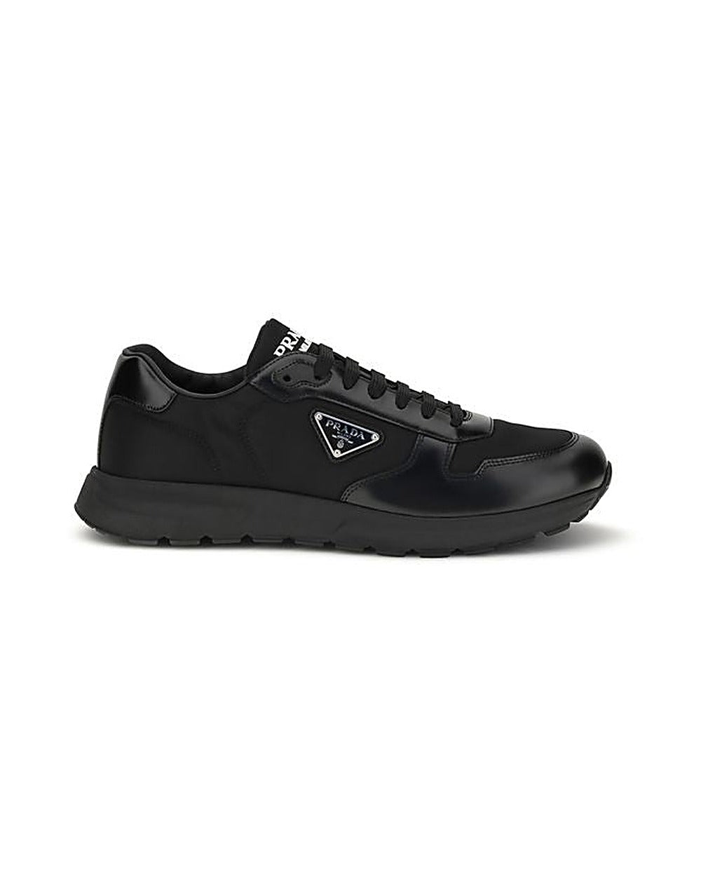 Prada Black Recycled Polyamide Athletic Sneakers