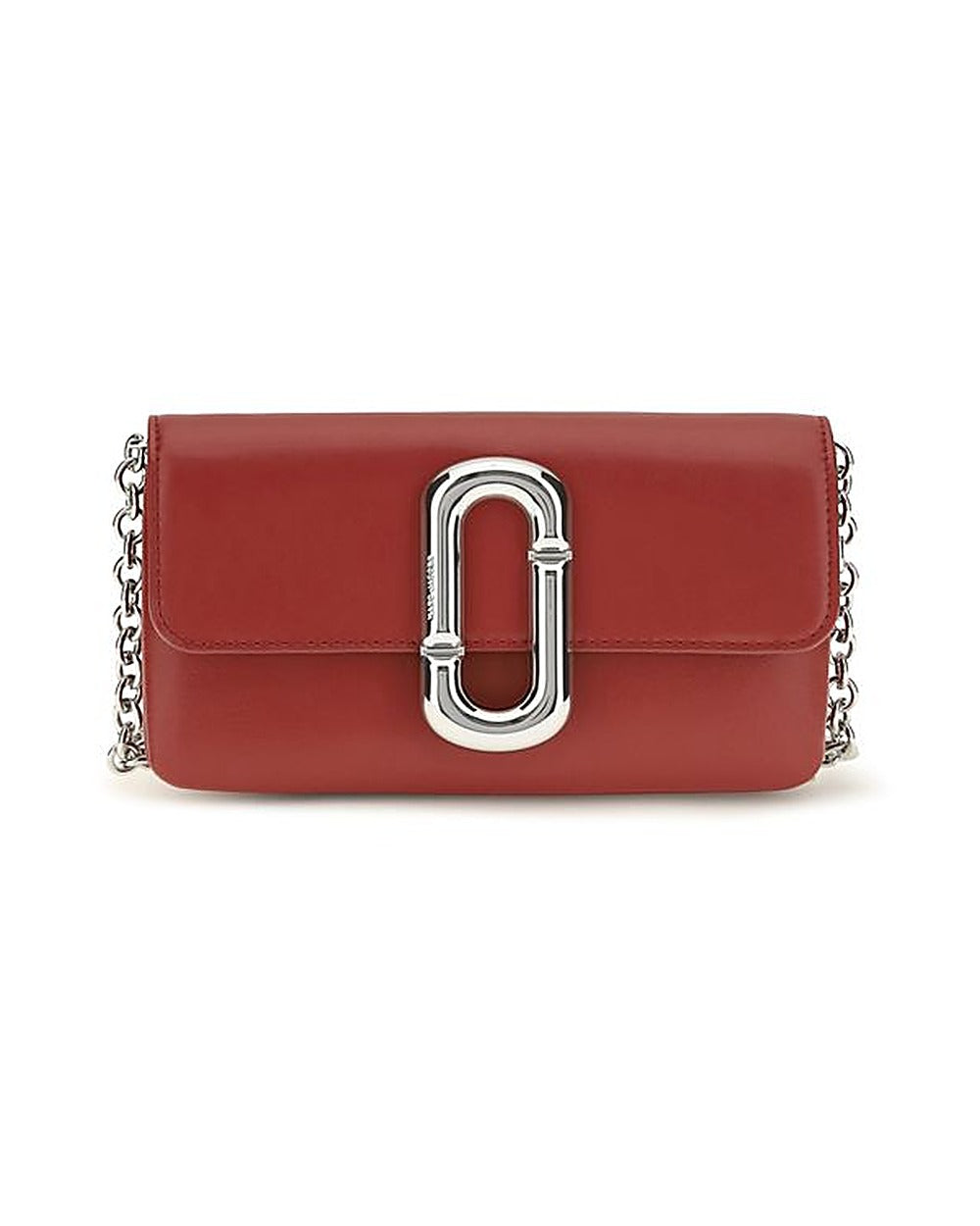 Marc Jacobs Red Calf Leather Bos Taurus Shoulder Bag