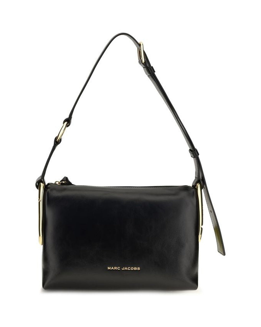 Marc Jacobs Black Calf Leather Bos Taurus Shoulder Bag