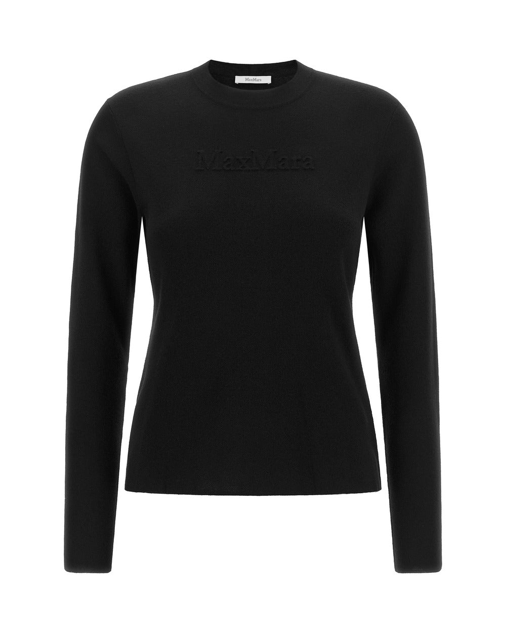 Max Mara Black Virgin Wool Cardigan