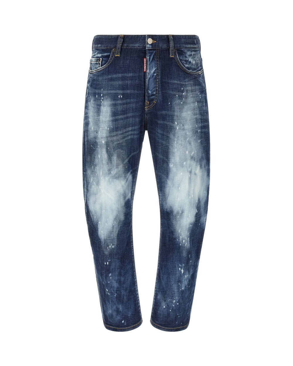 Dsquared² Blue Cotton Slim Fit Jeans