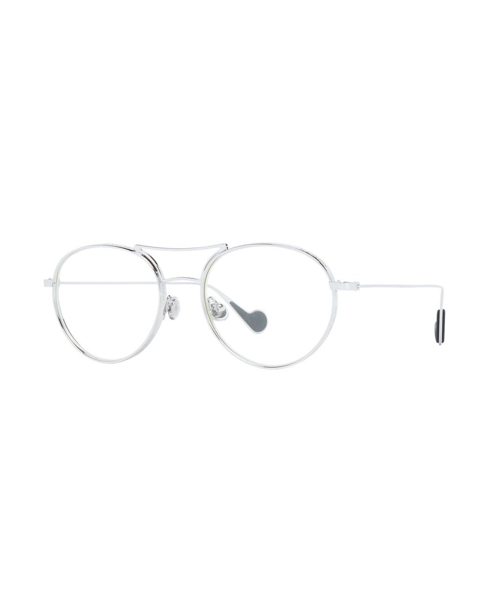 Moncler Silver Metal Sunglasses