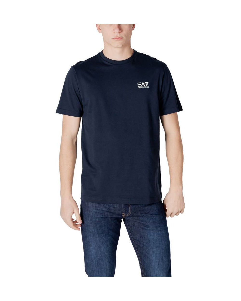 EA7 Emporio Armani Blue Cotton Sportswear
