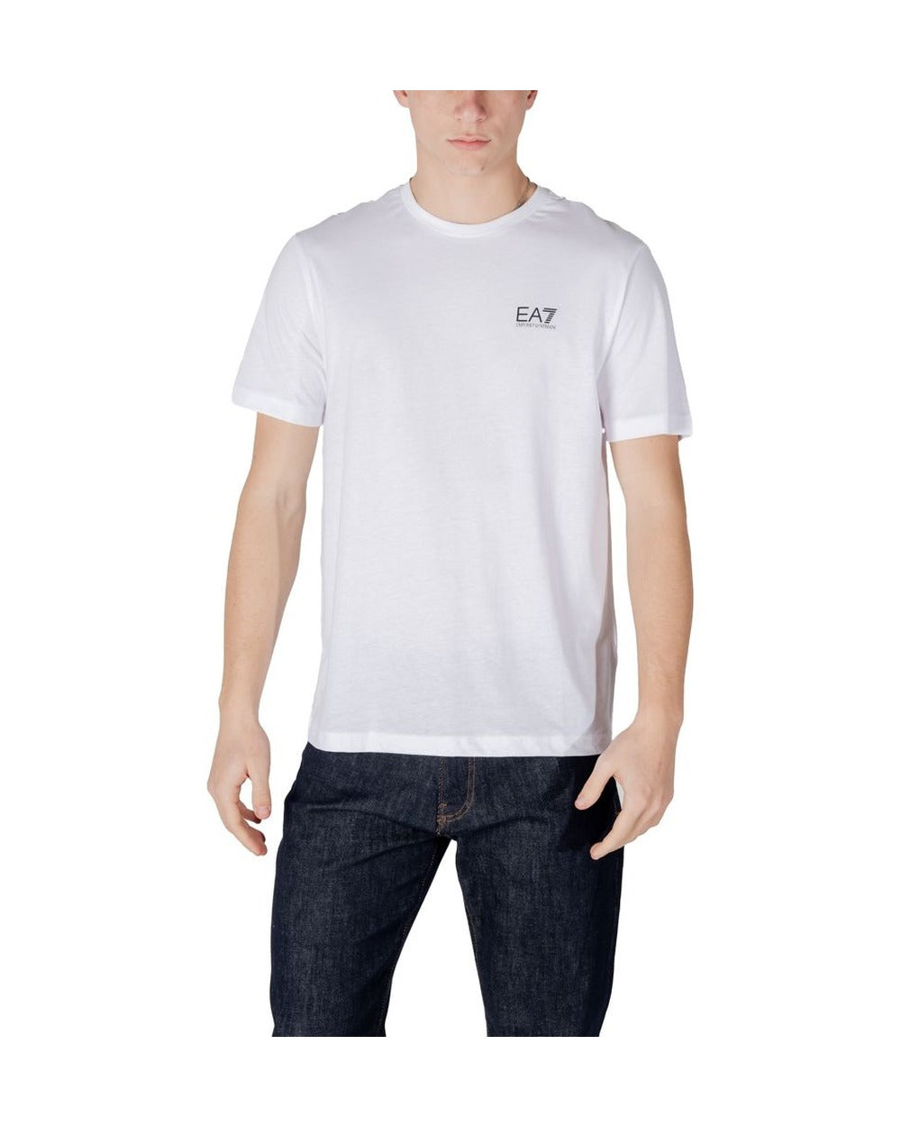 EA7 Emporio Armani Black And White Cotton Sportswear