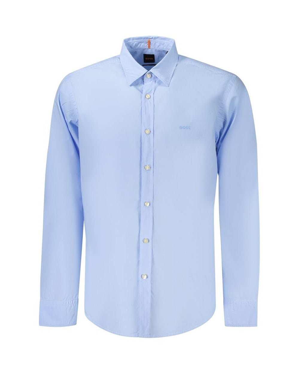 Hugo Boss Azzurro Cotton Men Shirt