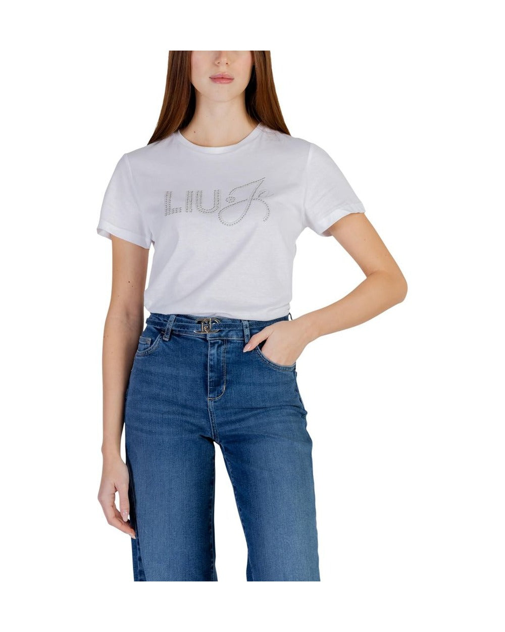 Liu Jo White Cotton T-Shirt