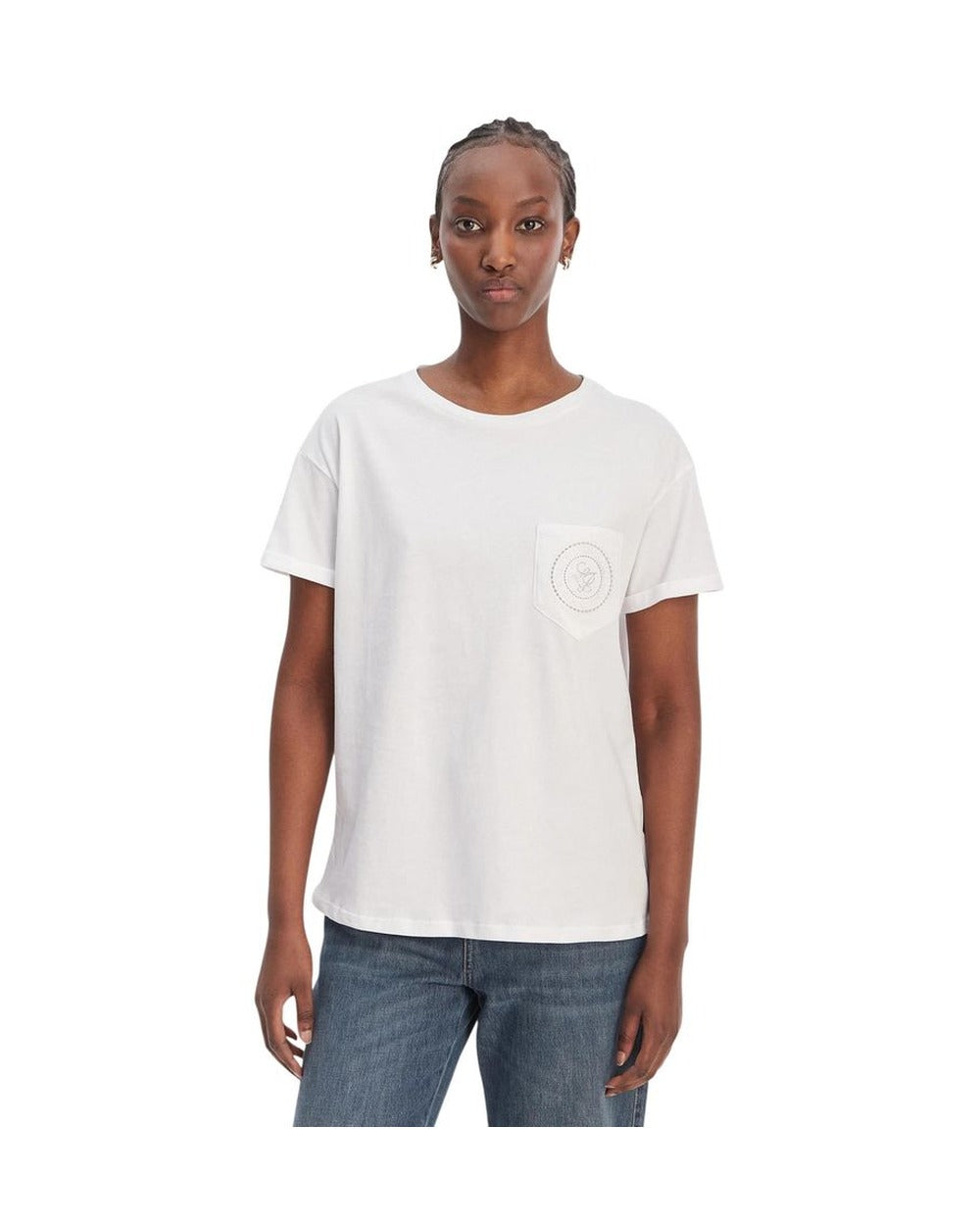 Liu Jo White Cotton T-Shirt