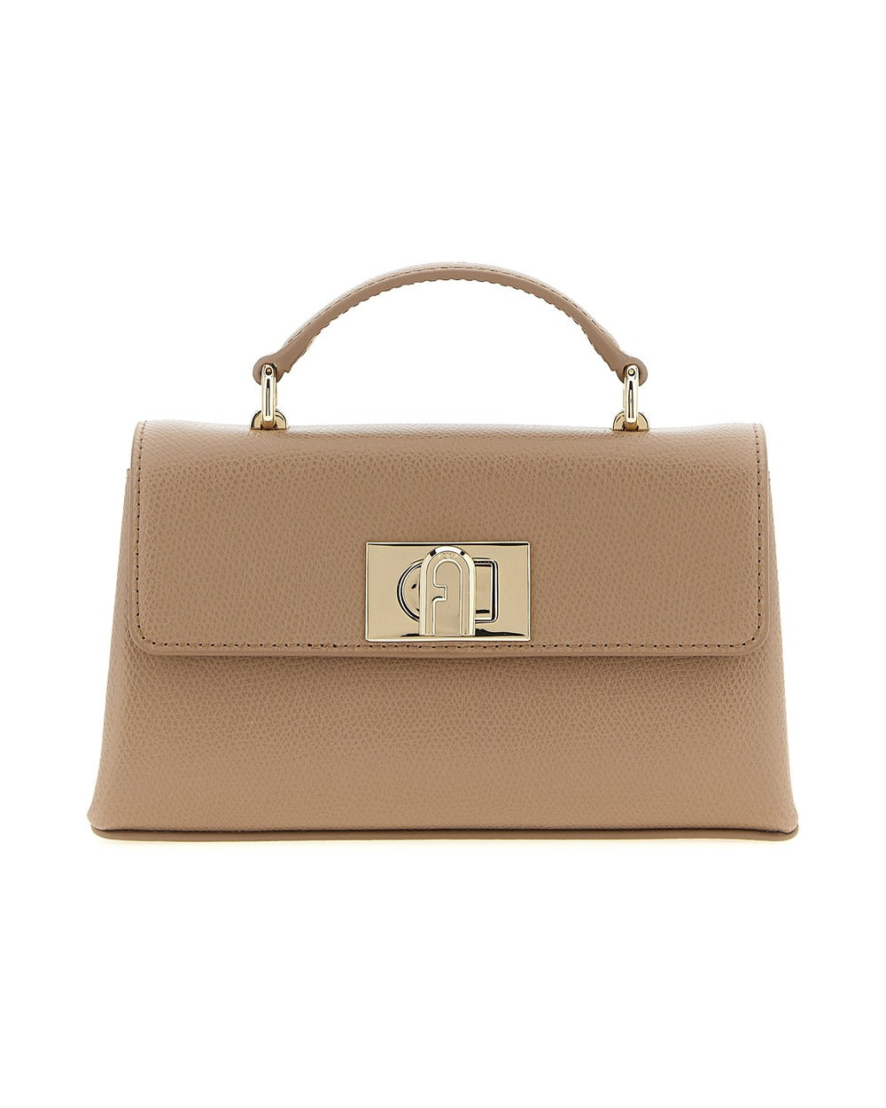 Furla Beige Calfskin Crossbody Bag