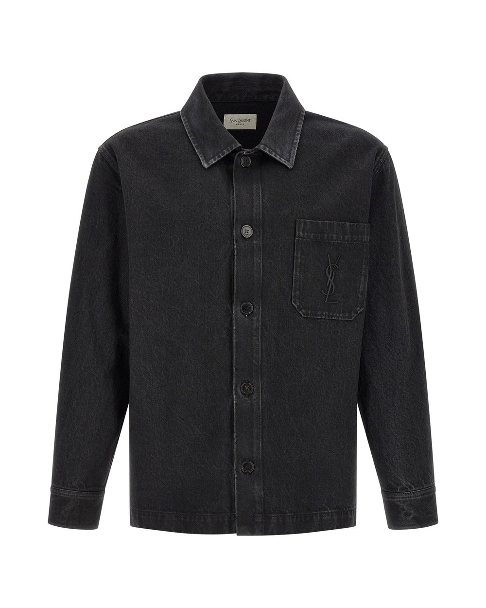 Saint Laurent Black Cotton Blouse