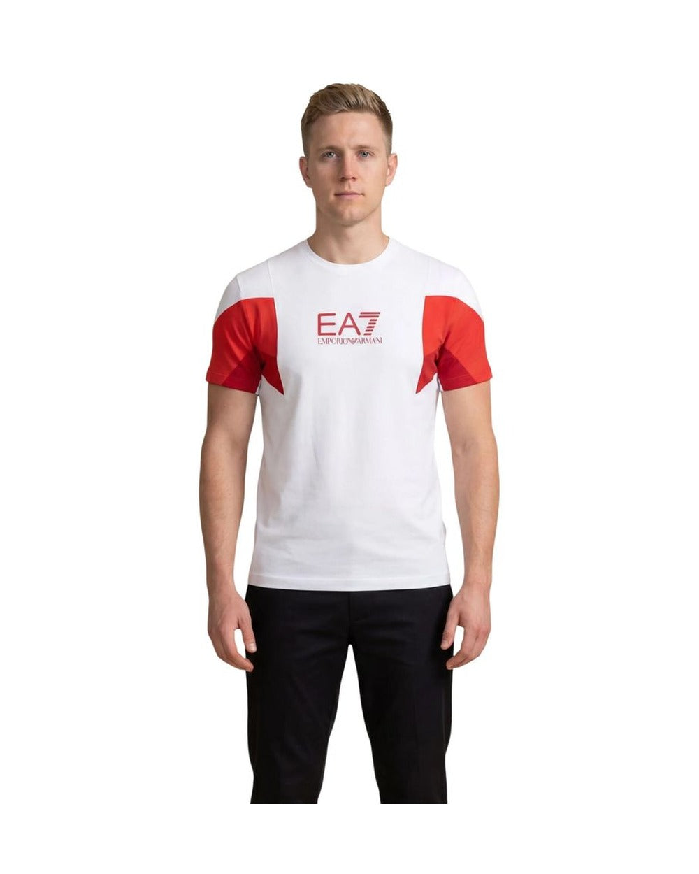 EA7 Emporio Armani White Cotton T-Shirt